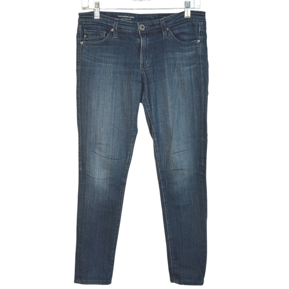 AG Adriano‎ Goldschmied The Legging Ankle Jeans Super Skinny Blue Denim Wash 26R